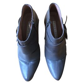 Pura Lopez Bottines Gris