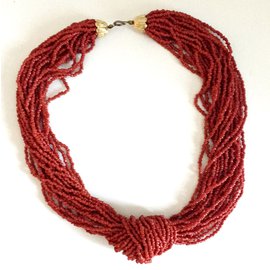 Autre Marque-Necklaces-Red