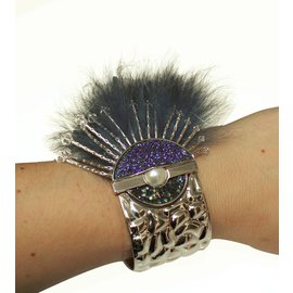 Fendi-Bracelet-Silvery,Blue