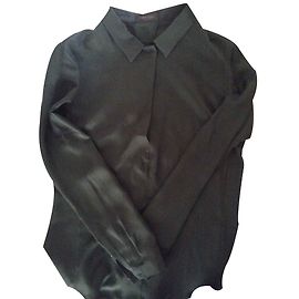Calvin klein Camicia di seta a manica lunga Verde