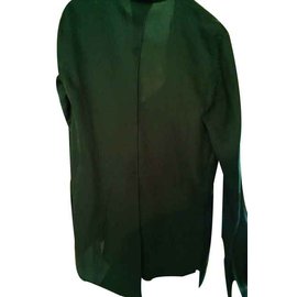 Calvin Klein-Calvin klein Silk shirt long sleeve-Green