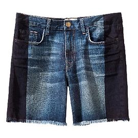 Marni für Current Elliot Boyfriend Denim-Shorts Blau