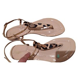 Autre Marque Chanclas de ante beige Beige