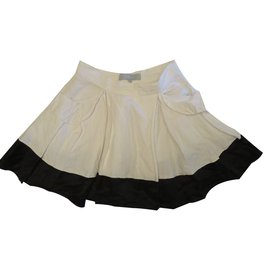 Falda Alexander Wang de algodón blanco Blanco