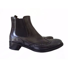 Church's-Ankle Boots-Grey