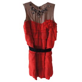 Lanvin For H&M Kleider Rot