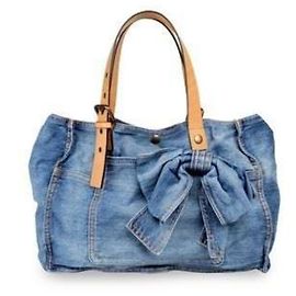 Red Valentino Borsa di jeans Blu