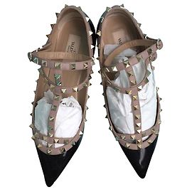 Valentino Bailarina rockstud Negro