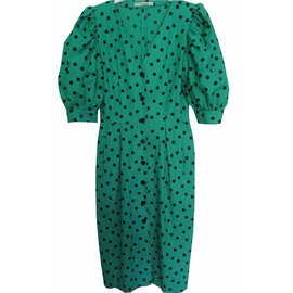 Guy Laroche Vestido vintage Verde