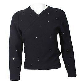 Sonia Rykiel Wickeljacke vorne Schwarz