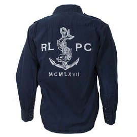 Polo Ralph Lauren-Chemise-Bleu