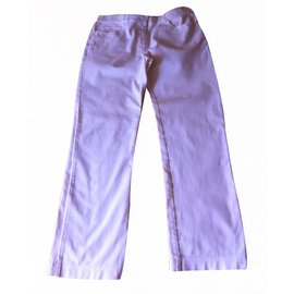 Jeans Weekend Max Mara de algodão branco Fora de branco