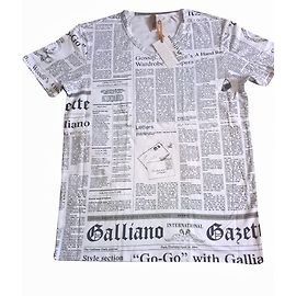 John Galliano tees Blanco