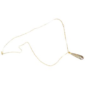 Swarovski-Collier pendentif/ plaqué or-Jaune