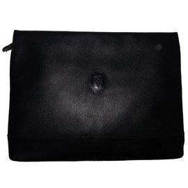 Trussardi-Clutch bag-Black