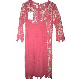 Vestido de encaje y algodón Suncoo 36 Otro