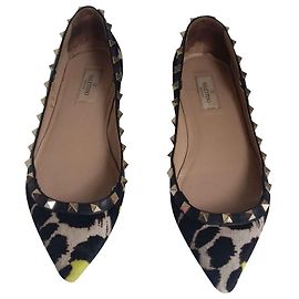Valentino Zapatillas de ballet Estampado de leopardo