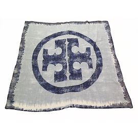 Tory Burch Foulard Painted Hash Multicolore