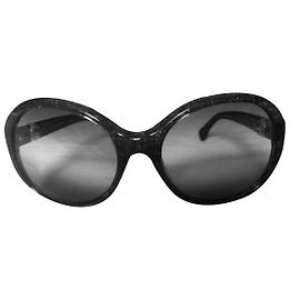 Chanel Sublime Tweed Grey Round Sunglasses Other