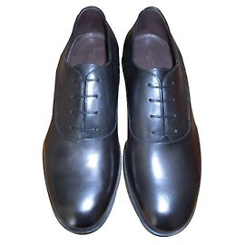 Scarpe uomo Bottega Veneta derby stringate in pelle nera nwt Nero