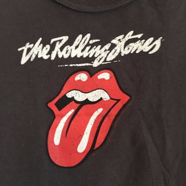 Autre Marque-la langue des Rolling Stones-Gris anthracite