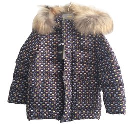 Fendi-Blouson garçon-Bleu