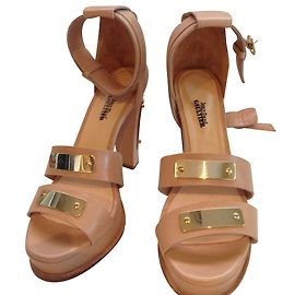 Jean Paul Gaultier Escarpins Marron clair