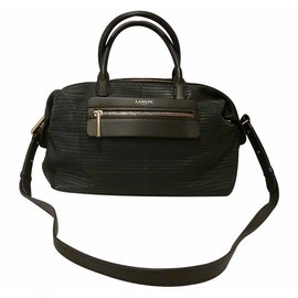 Lanvin-Lanolin Padam Bowling Satchel-Green
