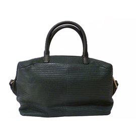 Lanvin-Lanolin Padam Bowling Satchel-Green