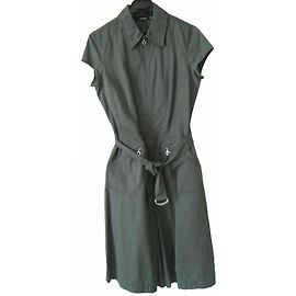 Autre Marque Vestido estilo blusa Mexx de algodón caqui Caqui