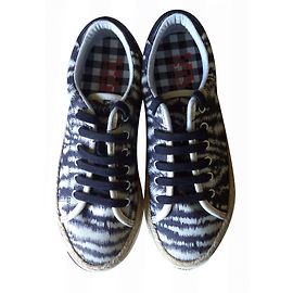 No Name SUNSET SNEAKER MISTRAL BLACK FOX ROPE Zebra print