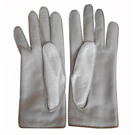 Hermès-Gloves-White