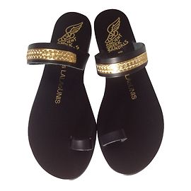 Ancient Greek Sandals Sandalen Schwarz