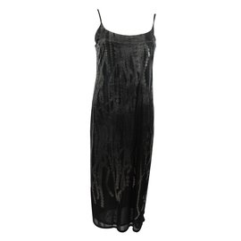 Mm6-Dress-Black,Silvery