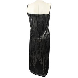 Mm6-Dress-Black,Silvery