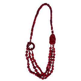 inconnue-Necklaces-Red