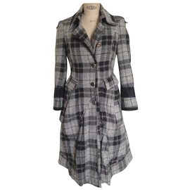 Marithé et François Girbaud Coats, Outerwear Grey