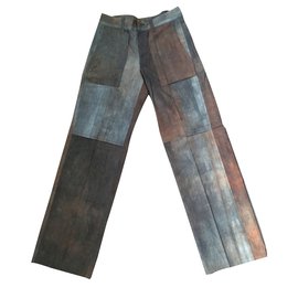 Issey Miyake-Pantalons-Multicolore