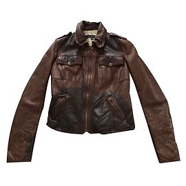 Just Cavalli Lederjacke Braun Braun