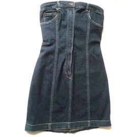 Plein Sud robe bustier Bleu