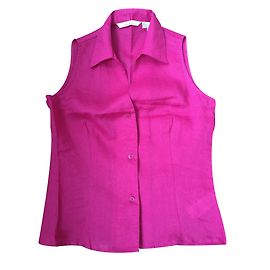 Camicia senza maniche Zara Rosa