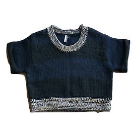Topshop Pull en laine bleu M Bleu