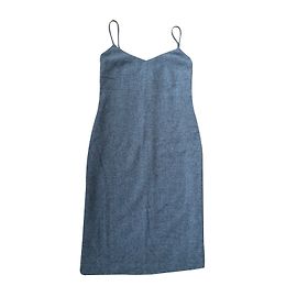 Antonio Fusco Wool grey dress Grey