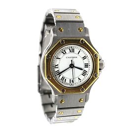 Cartier Santos Silber Golden