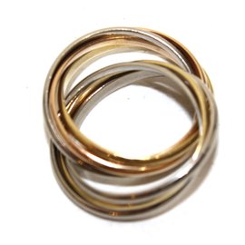 Cartier Anillo semainier Plata Rosa Dorado