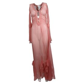 Christian Dior Robe longue Rose