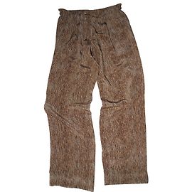 Bottega Veneta Pantalones de seda Marrón claro