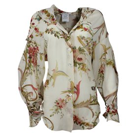 Christian Dior Camicetta di seta Crema
