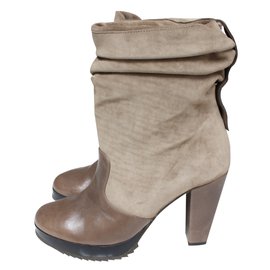 Robert Clergerie-Boots-Taupe