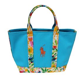 Ralph Lauren Canvas Bag Blue